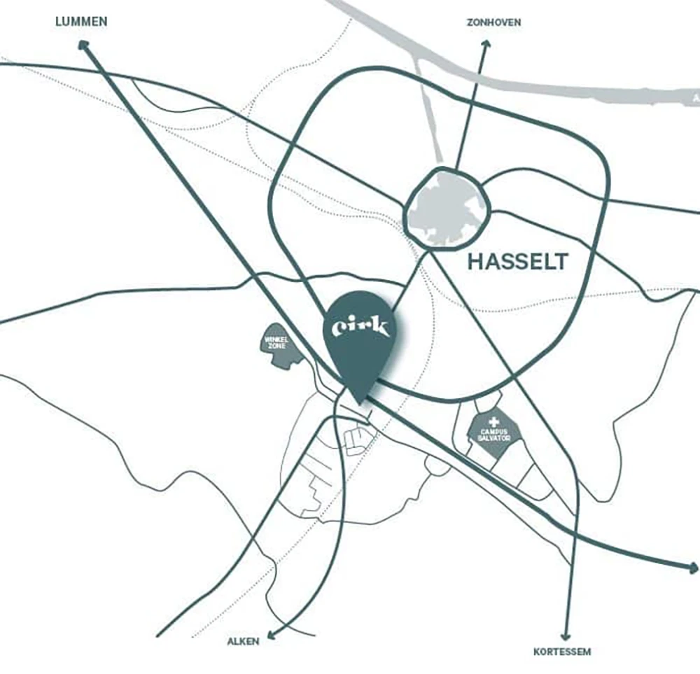 Plattegrond Hasselt